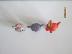 Set of 3 – Disney Doorables Series 9 – Zootopia – Finnick, Judy Hopps, Nick