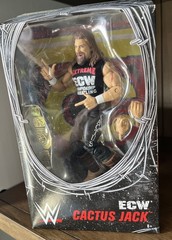 WWE Ringside Exclusive ECW Cactus Jack Elite Figure NIB World Title Sealed Rare