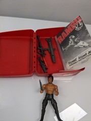 90% Complete Vtg 1985 Coleco John Rambo Force of Freedom 6.75” Action Figure