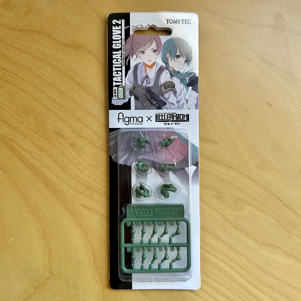 TOMYTEC Little Armory LAOP07 Figma Tactical Gloves 2 Green GLOVES & JOINTS ONLY