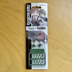 TOMYTEC Little Armory LAOP07 Figma Tactical Gloves 2 Green GLOVES & JOINTS ONLY