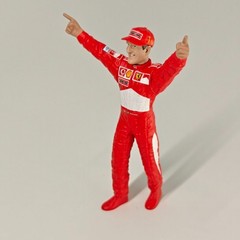 1/18 Scale Michael Schumacher Resin Figure F1 Ferrari Racing Collectible