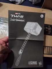 MARVEL LEGENDS THOR MJOLNIR ELECTRONIC HAMMER LOVE AND THUNDER MINT