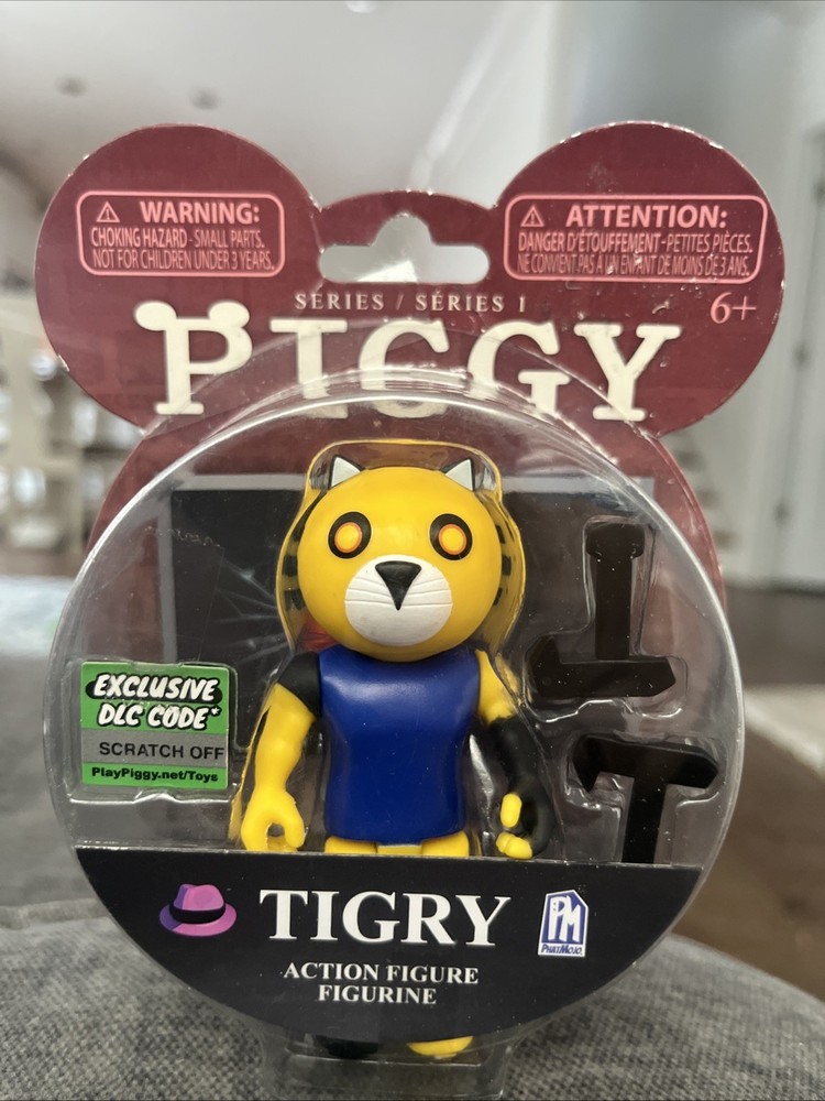 Piggy Series 1 Tigry Action Figure [Exclusive DLC Code] Phatmojo