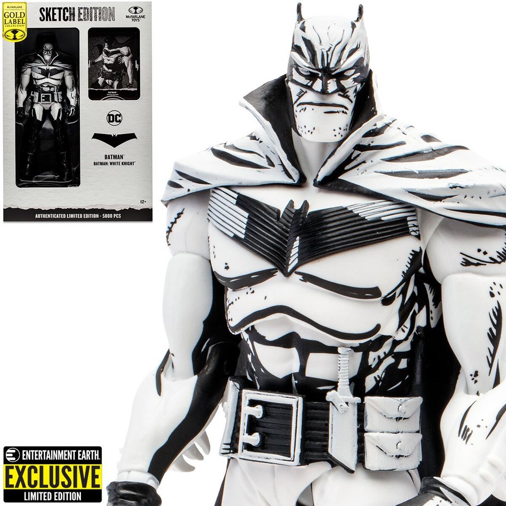 McFarlane Gold Label Batman White Knight Sketch Edition