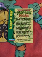 Baxter Stockman 100% Complete Playmates TMNT Action Figure w/ Weapon & Card 1989