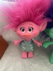Dreamworks hasbro 2015 troll Movie dolls 4-5 “ Lot Of 4 Poppy Branch Guy DJ
