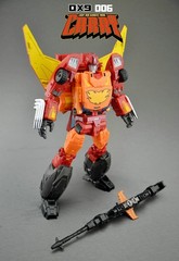 New DX9 toys Rodimus Prime D06 Carry Hot Rod Action Figure Toy in stock
