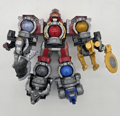 Power Rangers Uchu Sentai Kyuranger DX Kyurenoh Ryuteioh Cerberus Voyager set