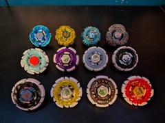 Beyblade Metal Fight Random LOT OF 10 Takara Tomy Hasbro Authentic Metal Fusion