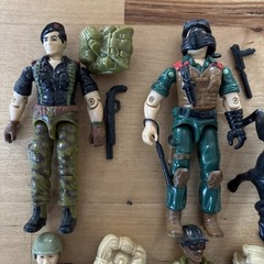 GI Joe 1980s Duke MUTT Alpine Blowtorch Flint Vintage Hasbro Action Figure Lot