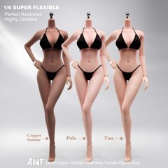 ANT 1:6 Flexible Medium Breast 12 inch Female Seamless Action Figure Body Dolls
