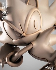3D Printed Fan Art Sonic the Hedgehog Sculpture by Wicked