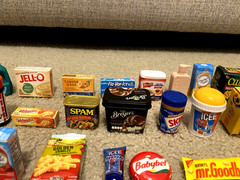 HUGE LOT OF 60+ ZURU MINI BRANDS FOOD, SNACKS, DRINKS & COLLECTOR’S CASE (AS IS)