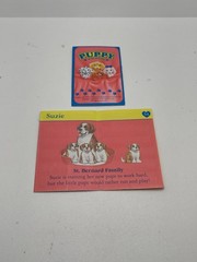 Hasbro Puppy In My Pocket 9174 St Bernard with Puppies Fact Card