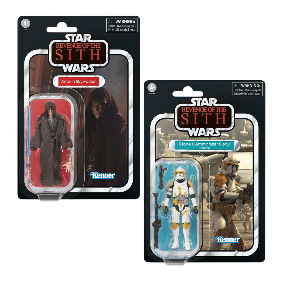 Star Wars The Vintage Collection Anakin Skywalker & Clone Commander Cody Bundle