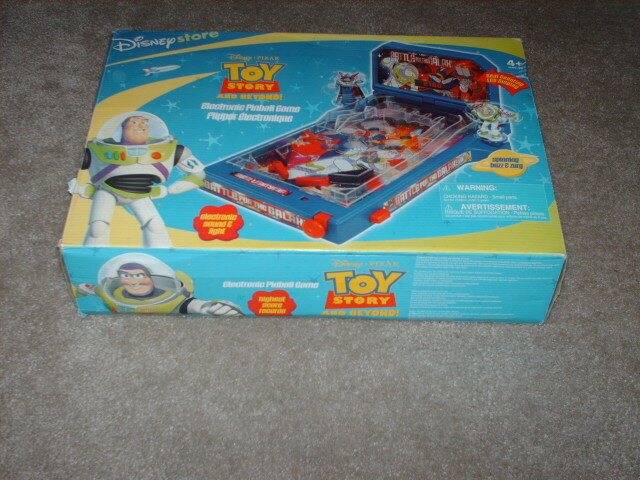 Toy Story Lighted Tabletop Pinball Machine “Buzzlight Battle For The Galaxy” Box