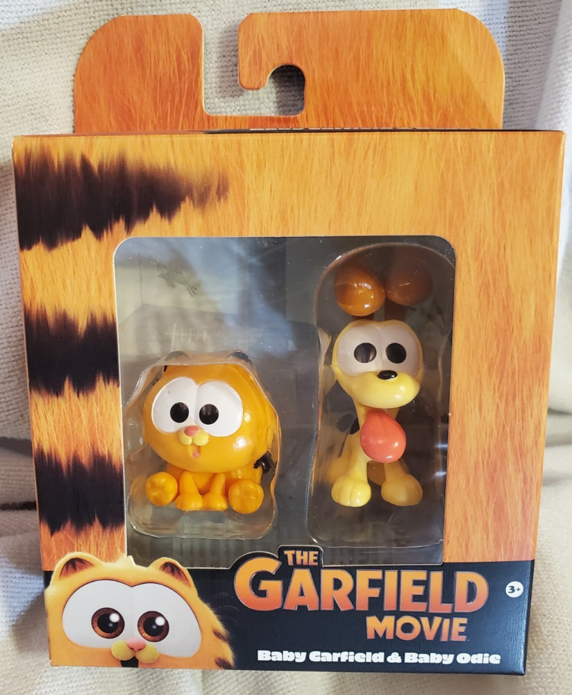 The Garfield Movie Garfield Figurine 2-Pack Baby Garfield & Baby Odie