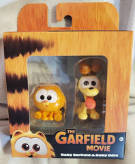 The Garfield Movie Garfield Figurine 2-Pack Baby Garfield & Baby Odie