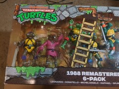 Teenage Mutant Ninja Turtles 1988 Remastered 6-pack Playset TMNT
