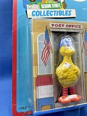 Big Bird Post Office, Sesame Street Collectibles, 1987, NEW, Tara, vintage