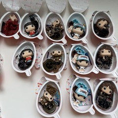 Kinder Joy Stranger Things Mini Funko Figures – Choose One or Full Set