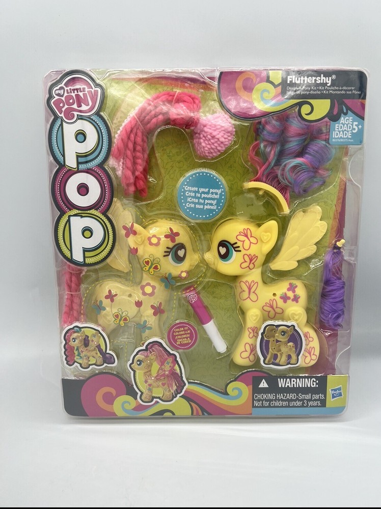 My Little Pony POP Fluttershy Cutie Mark Magic Design Your Own Pony kit New