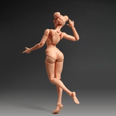 USA Romankey 1/12 Anime Girl Flexible Joints Suntan 12″ Action Figure Body Model