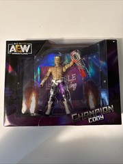 AEW Jazwares Ringside Collectibles Exclusive Cody With TNT Title- In Box- VG!