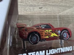 New RS Team Lightning McQueen Special Edition Target Exclusive In Display Case