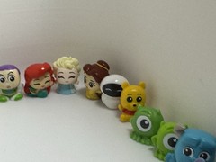 Disney & Pixar Mini Figure Lot – Tiny Collectible Characters (Mixed Bundle)