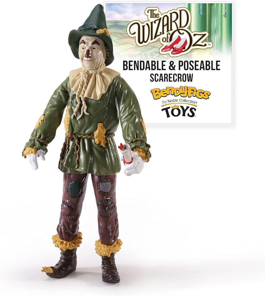 BendyFigs The Noble Collection – The Wizard of Oz Scarecrow 7.5-inch Figure