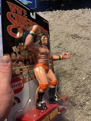 WWE Mattel LJN SUPERSTARS ULTIMATE WARRIOR Figure CHASE BLACK CARD wwf hasbro