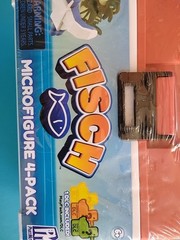 Microfigure 4-pack Micro Tacklebox Approx 6″ New Sealed Red Fisch
