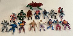 HeMan Masters of the Universe Lot of 16 Action Figures Pre-Owned Mattel 1980s