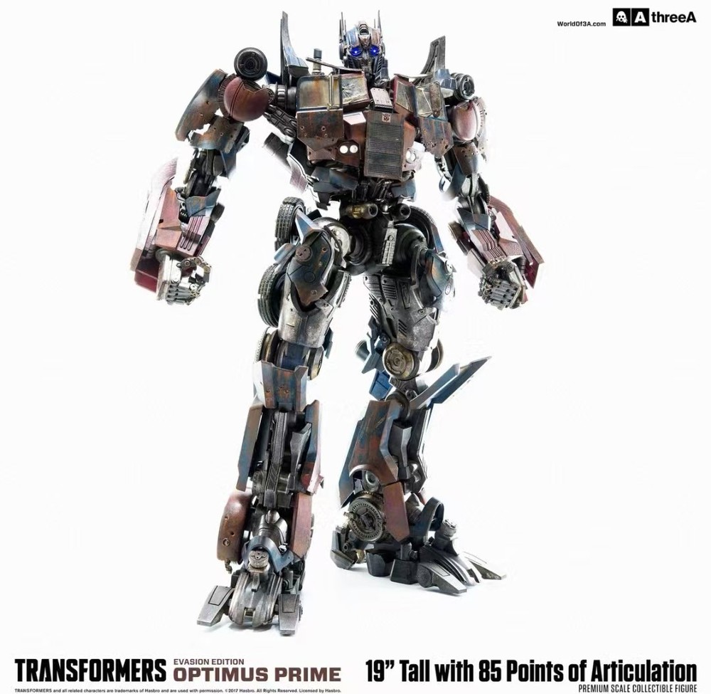 New H 19in THREEZERO 3A Weathered Optimus Evasion Edition Action Figure