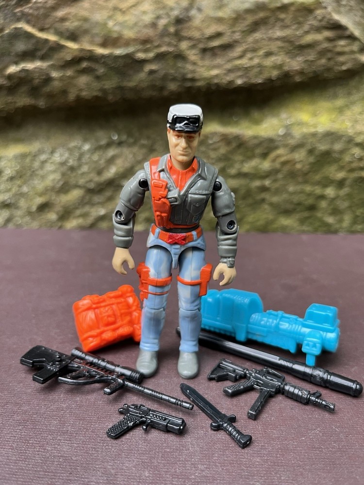 Vintage 1993 GI Joe Battle Corps Cross Country 3.75” Figure Complete Hasbro