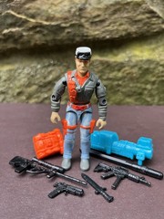 Vintage 1993 GI Joe Battle Corps Cross Country 3.75” Figure Complete Hasbro