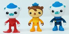 Octonauts 2010 2011 3″ t Figures Captain Barnacles Shellington Mattel Meomi