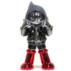 10″ Astro Boy Chrome Hoodie Action Figure Anime Cartoon Japan Figurine Toy USED