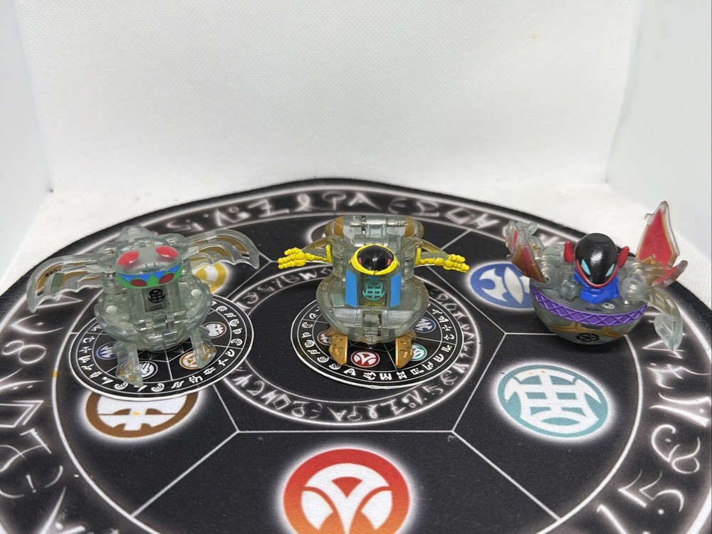 Bakugan Darkus Translucent Dragonoid Neo Apollonir Dan Set VHTF