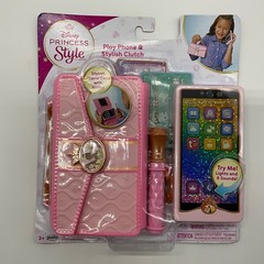Disney Princess Play Phone & Stylish Clutch Toy Set New Young Girl