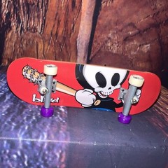 Tech Deck Fingerboard Blind Death Grim Reaper with Bat Figure Collector RARE