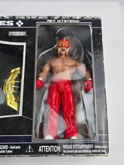 WWE Batista & Rey Mysterio Tag Team Championship Belt Figure Set New -torn pack