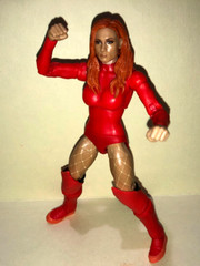 WWE Elite Becky Lynch figure Survivor Series ww diva wrestler red toy