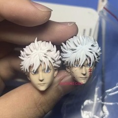 1/12 Painted Jujutsu Kaisen Gojo Satoru Head Carving For 6″ Romankey Figure Body