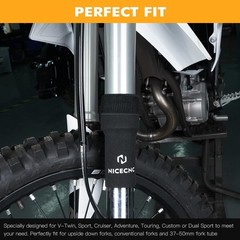 6″ Fork Seal Protectors Universal Fork Cover Boots Compatible with 37-50mm Up…