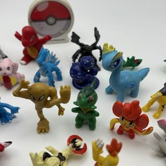 Pokémon Mini Figure Lot of 30 Assorted with Eraser Nintendo Poke Ball