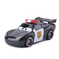 Disney Pixar Cars Sheriff Lightning McQueen Police Diecast 1:55 Metal Model Car