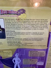 Yahoo HotJobs Super Recruiter Action Figure 2009 HR Promo Advertising Figure